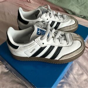 Adidas Kids Samba OG White Black